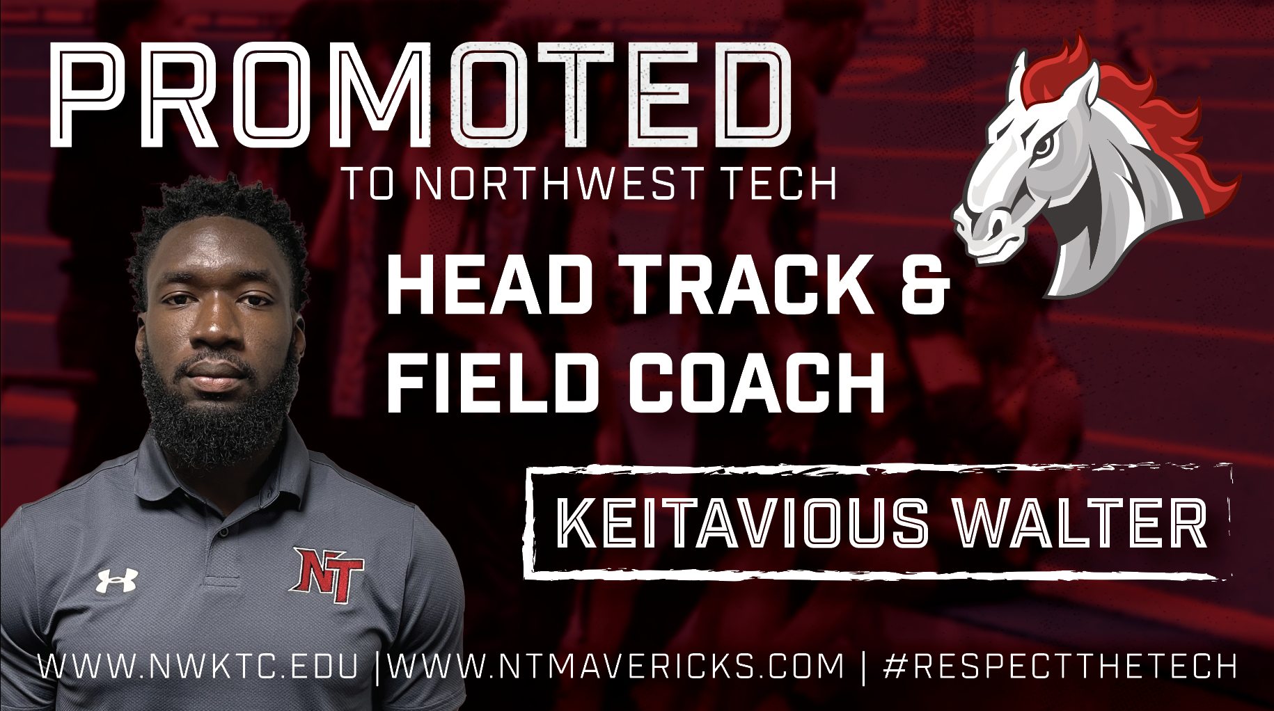 Keitavious Walter Named Head Track &amp; Field Coach