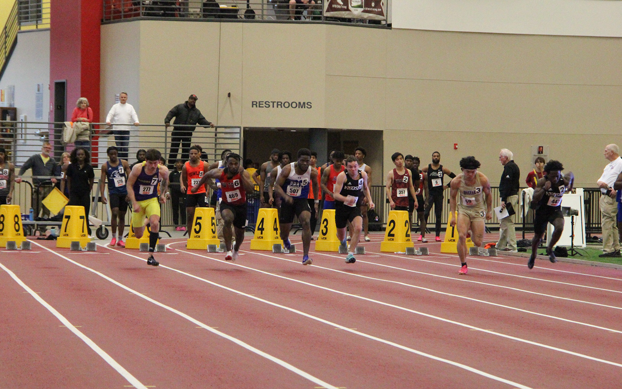 Track &amp; Field Compete at Region VI Indoor Championships